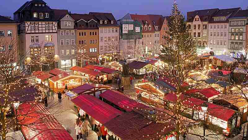 Christmas market in Jena, Germany, tags: europas - CC BY-SA